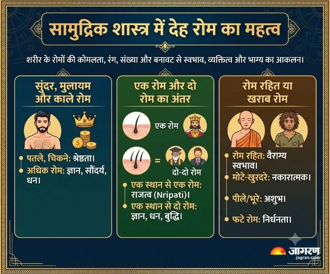 सामुद्रिक शास्त्र में शरीर के बालों का अर्थ